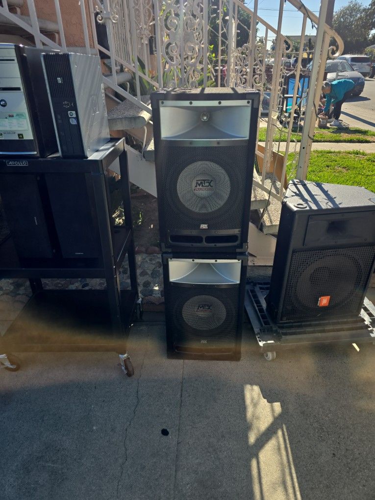 2  MTX Audio TP112 Speakers Both For $60.00