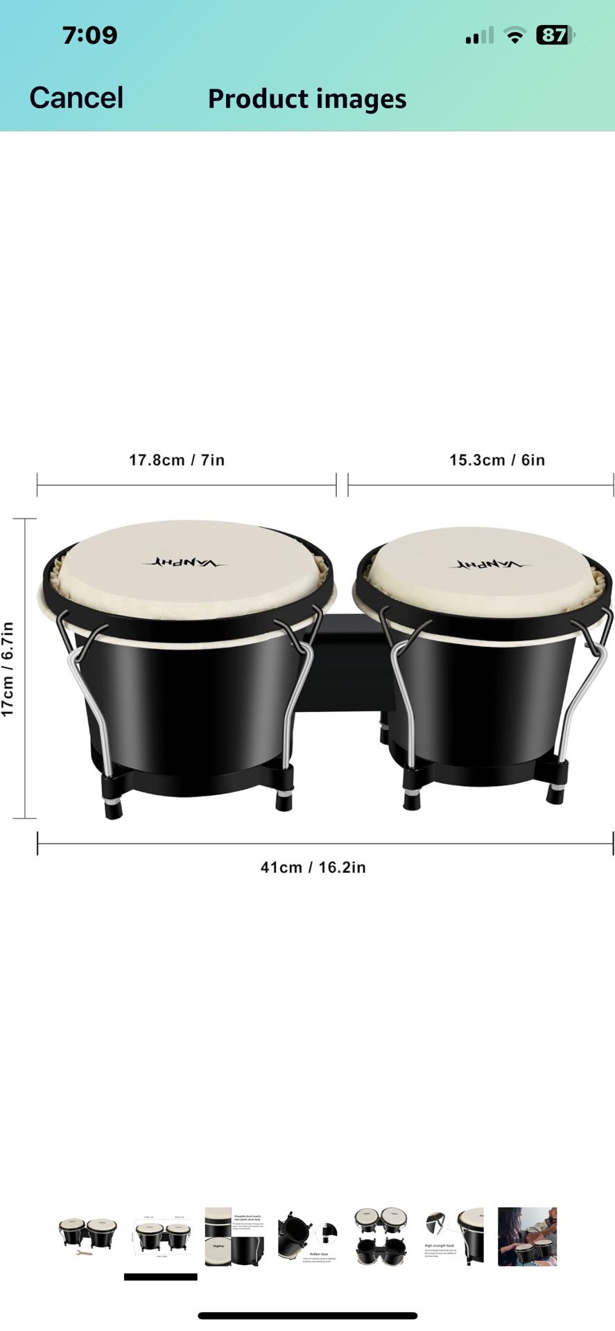 Bongo Drums Set For Kids