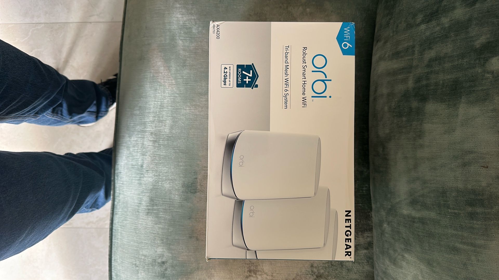 Orbi Robust Smart Home Wi-Fi Tri-Band Mesh Wi-Fi 6 System