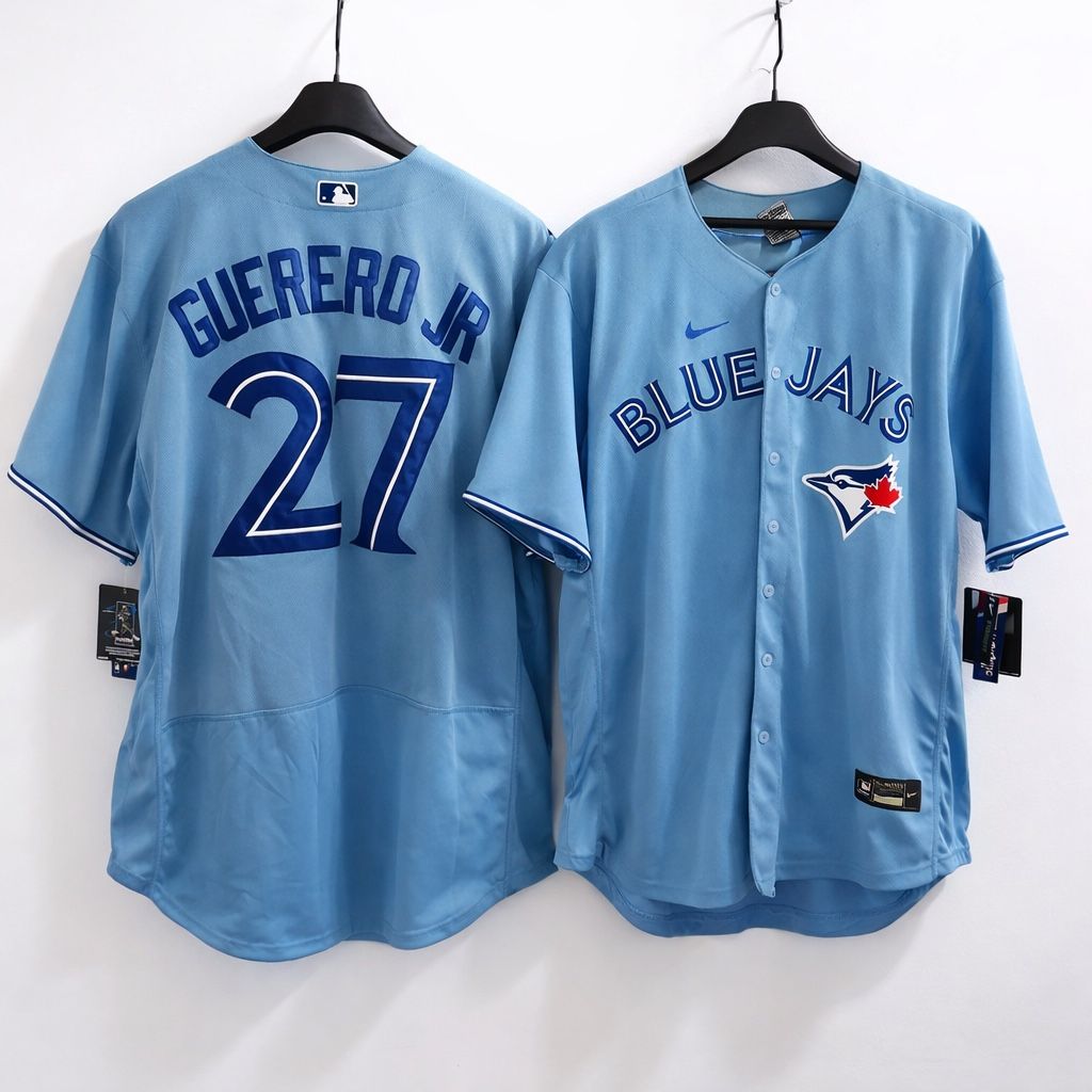 Vladimir Guerrero Jr Toronto Blue Jays Jersey – New w/ Tags – (52) XL/XXL Powder Blue MLB Baseball