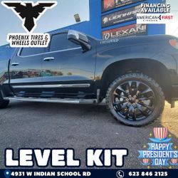 LEVEL KIT SAME DAY INSTALL CHEVY FORD RAM DODGE NISSAN JEEP 
