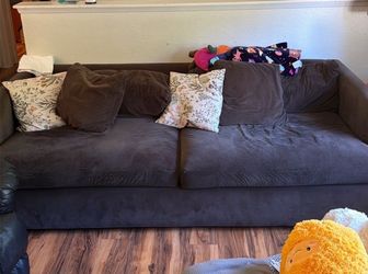 Pottery Barn Couch Sofa brown