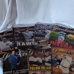Yankees Magazine Lot of 7