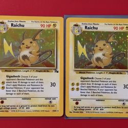 Raichu Pokemon Cards