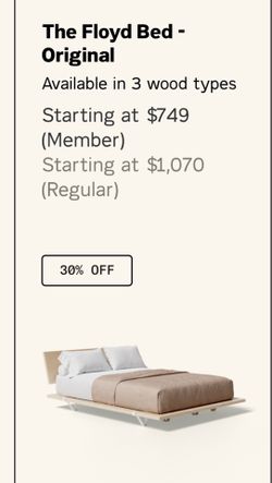 Floyd bed King size