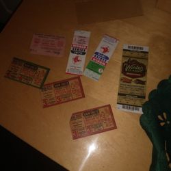 1946 Baseball Tickets And Rain Checks Don't Know Much About Them 