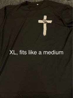 Black Christian graphic T-shirt