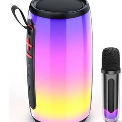 Mini Portable Karaoke Machine, Wireless Waterproof Bluetooth Party Speaker