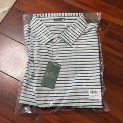 NEW Genteal Apparel striped polo shirt 