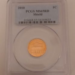 2010 Shield Penny MS65RD