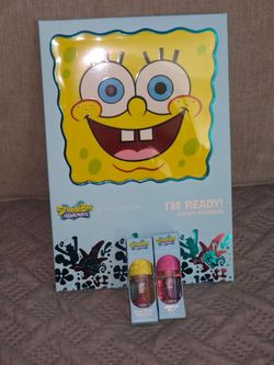 Beauty Creations SpongeBob Mirror and Lip Gloss set
