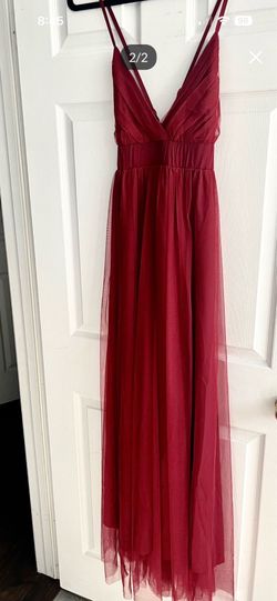 Burgundy Dress