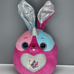 Rainbocorns Eggzania Collectible Plush Stuffed Animal By Zuru Inc. 15”