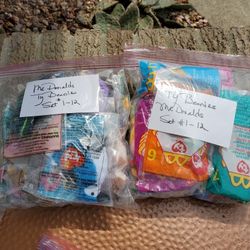 Mc DONALD Sets Of Small ty 1 THROUGH 12, UNOPENED 