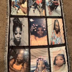 Custom Printed 9panel Photo Blanket