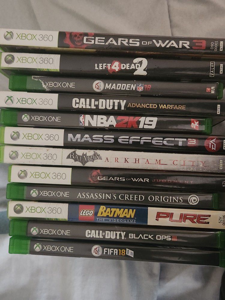 xbox 1 and xbox 360 games for sell (prices in description)