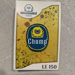 CHOMP Produce Pin *MINT* LE150 Abominable Toys Exclusive