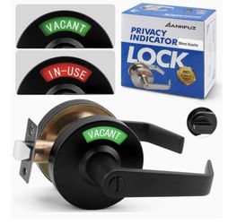 Vacant/Occupied Bathroom Door Handle