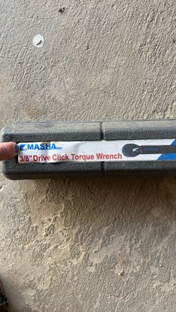 MASHA TOOLS 3/8" Drive Click Torque Wrench.