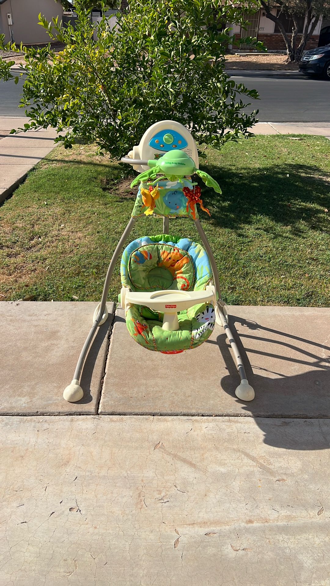 RAIN FOREST FISHER PRICE SWING 