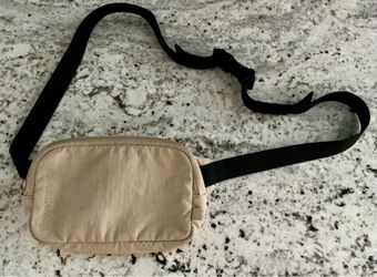 Lululemon Mini Belt Bag Trench Beige Khaki Black Strap