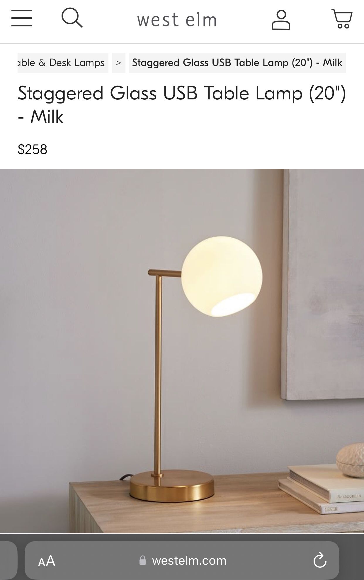 West Elm Globe Table Lamps 20” for Sale in Seattle, WA OfferUp