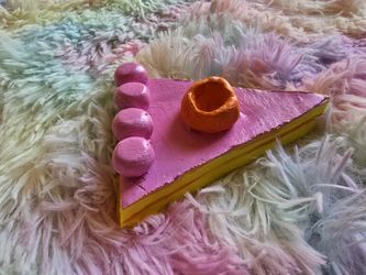 Terracotta Pastry Candle Stand Handmade
