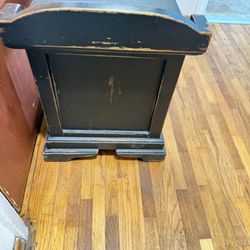 rustic bench / dark brown 