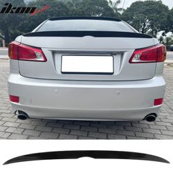 Fits 2006-2013 Lexus IS250 IS350 IS F Sedan OE Style Rear Trunk Spoiler Gloss Black