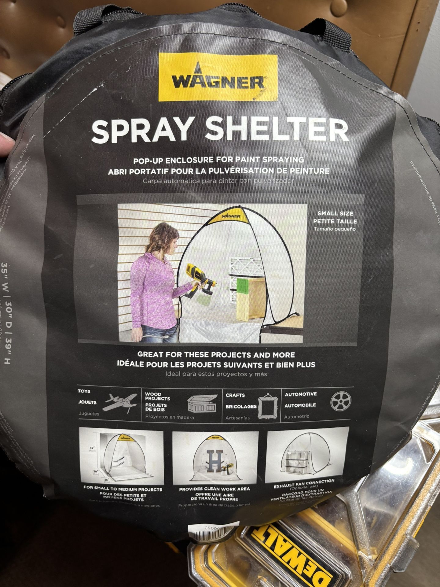 Pop Up Portable Spray Booth