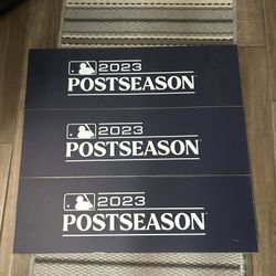 MLB Postseason Signage panels 