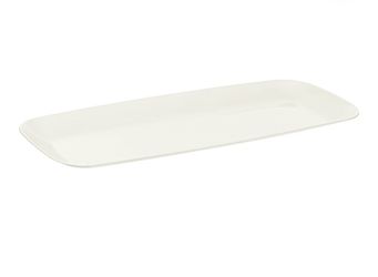 4 White plastic Serving Platter