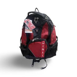 SWISSGEAR 1592 Backpack- Black/Red