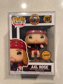 Axl Rose Funko Pop *CHASE* Rocks 397 with protector Guns & Roses GNR Slash Jungle Paradise City