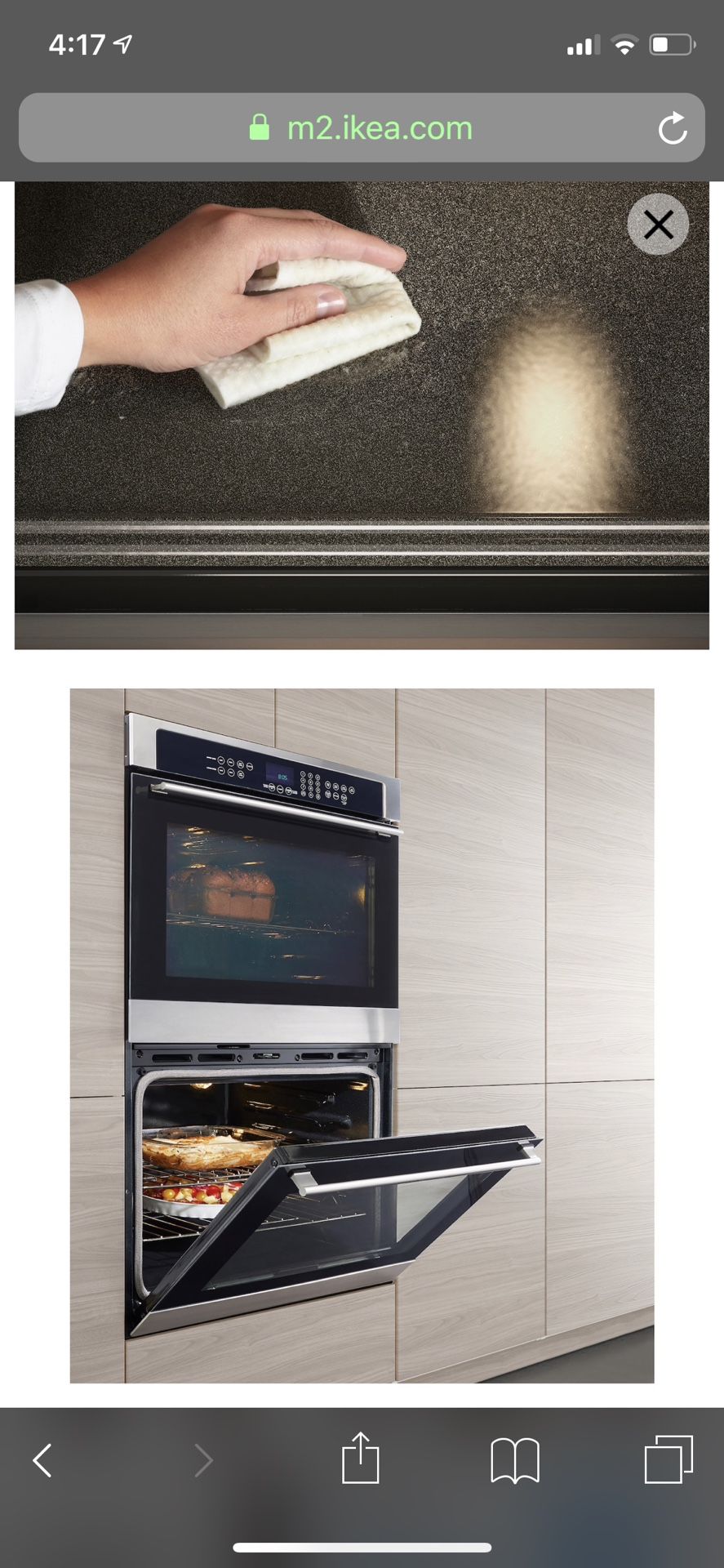 Ikea Whirlpool In Wall Built In Double Oven