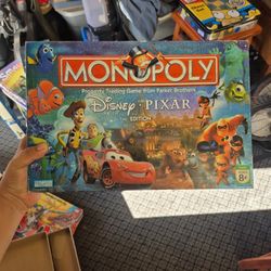 Disney and Pixar Monopoly Complete 