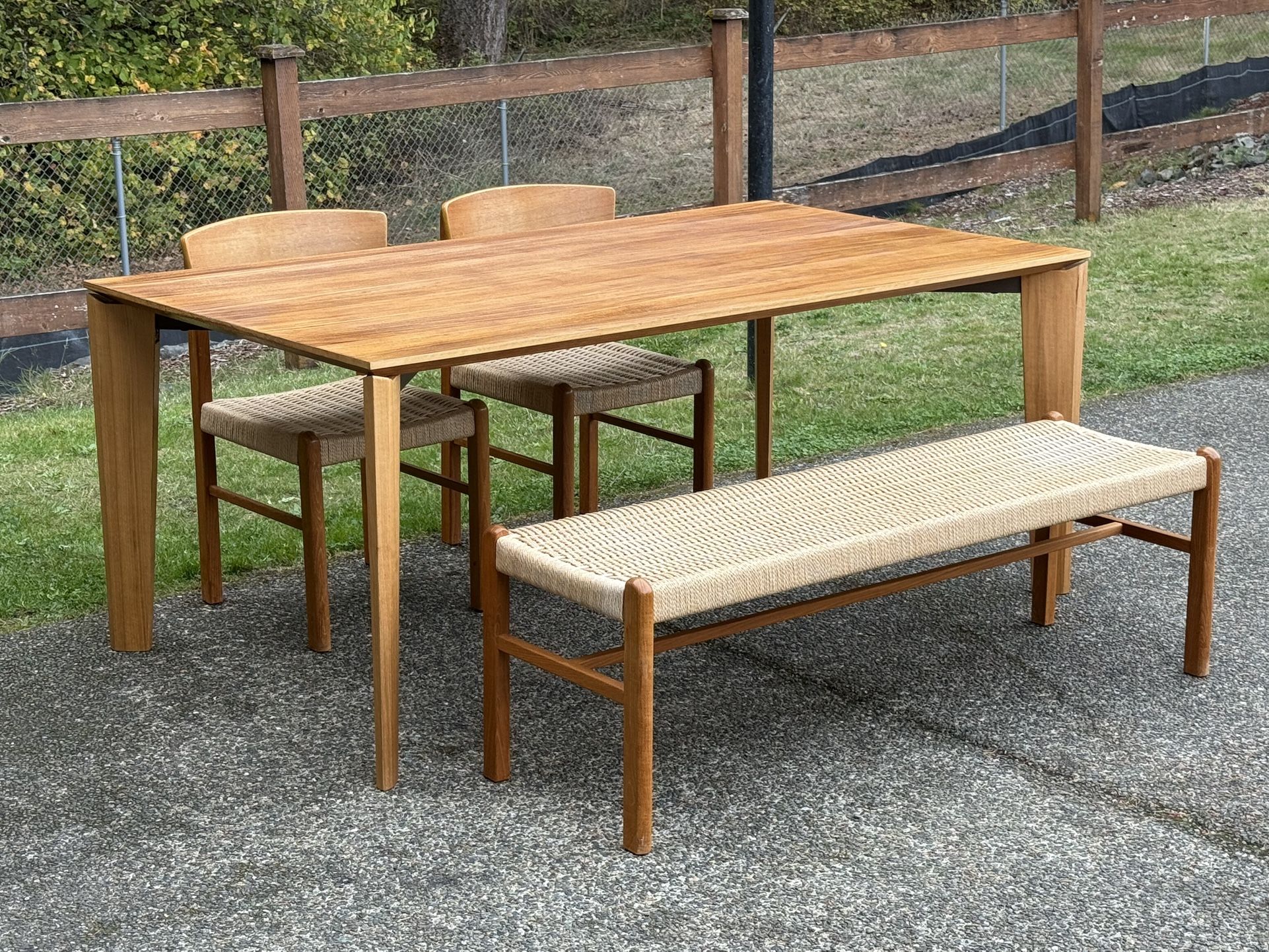 Dania MCM Danish dining table set