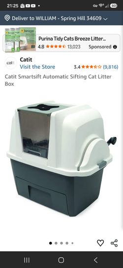 Catit Smartsift Automatic Sifting Cat Litter Box
