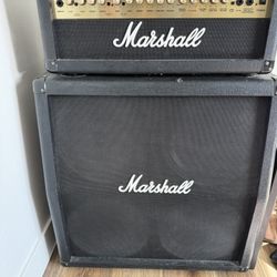Marshall Mg100 And Mg412 4x12 Guitar amp
