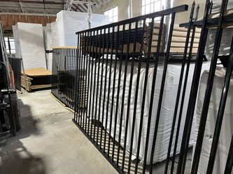 Premium Quality Steel Fence Panel 6ft Tall 1.5” Rail