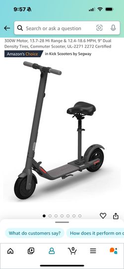 Segway E22 Scooter With Lock (no Seat)