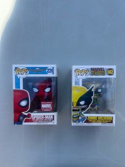 Funko Pop Marvel Spider-Man & Zombie Wolverine
