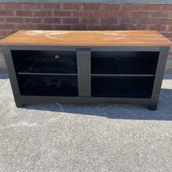 Wood TV stand