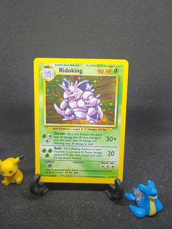 Pokemon 1999 Nidoking holo base set lp