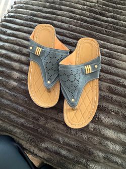 Women's Sandals with Laser Cut Detail