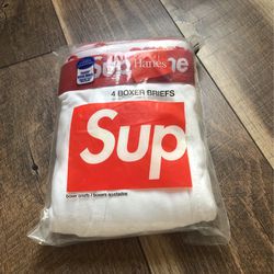 Supreme three boxers briefs only verify authentic in the original package