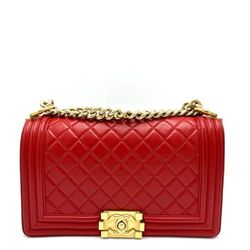 Like New Chanel Leather Handbag 