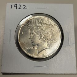 1922 Peace Dollar