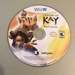 Legend of Kay Anniversary (Nintendo Wii U, 2015) Disc Only