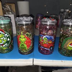 Christmas SnowGlobe Cups 